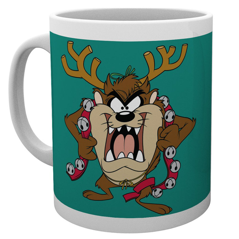 Happy Larry Looney Tunes Taz Christmas Mug Wayfair.co.uk